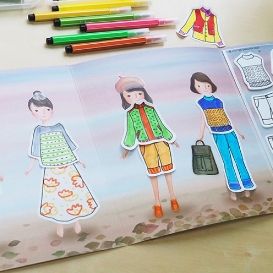 Carte Creativa Stick"n My Magic Wardrobe - Toamna