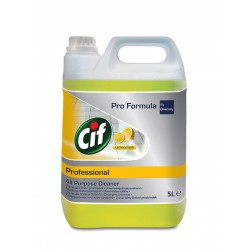 Cif Professional Lemon, Pentru Toate Tipurile De Pardoseli Si Suprafete, 5 Litri
