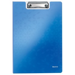 Clipboard Leitz Wow, Dublu, Polyfoam, A4, 100 Coli, Albastru