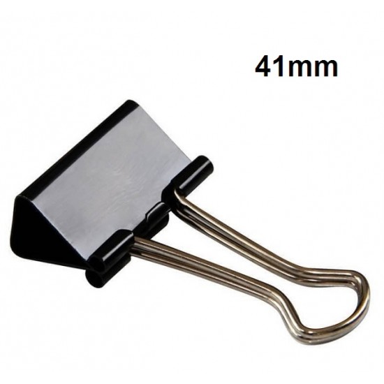Clip Hartie 41mm, 12buc/cutie, Office Products - Negru