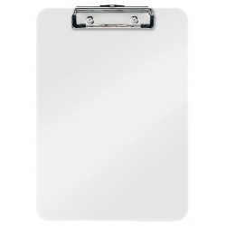 Clipboard Leitz Wow, Simplu, Ps, A4, 100 Coli, Alb
