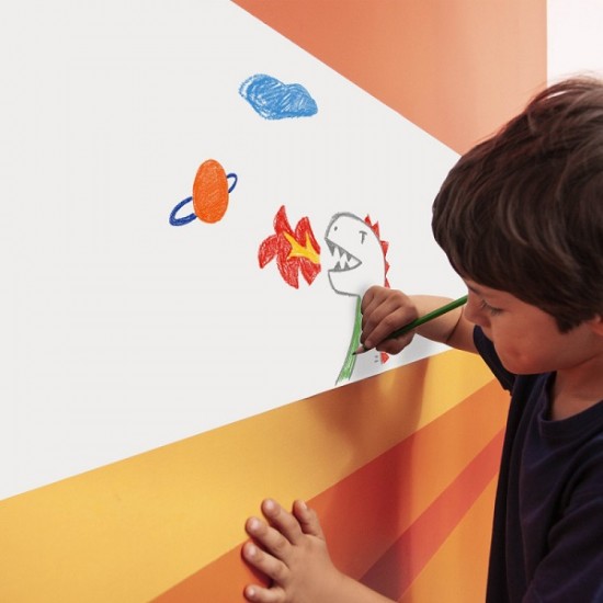 Carioca Coloring Roll, 30 X 198 Cm/rola, Hartie Autoadeziva - White