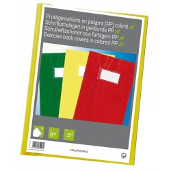 Coperta Pp - 120 Microni, Cu Eticheta, Pentru Caiet A4, 3 Buc/set, Aurora - Culori Asortate