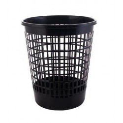 Cos Plastic Cu Perforatii, Capacitate 50l, Plafor - Negru