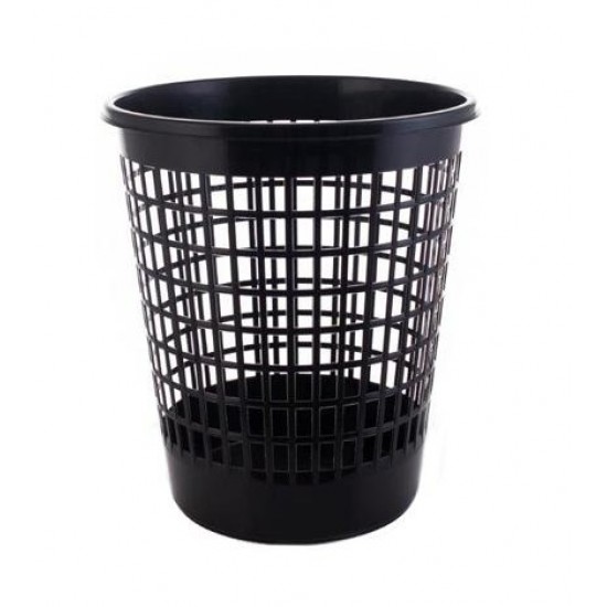 Cos Plastic Cu Perforatii, Capacitate 50l, Plafor - Negru