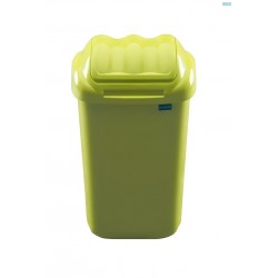 Cos Plastic Cu Capac Batant, Pentru Reciclare Selectiva, Capacitate 15l, Plafor Fala - Verde Cos Plastic Cu Capac Batant, Pentru Reciclare Selectiva, Capacitate 15l, Plafor Fala - Verde