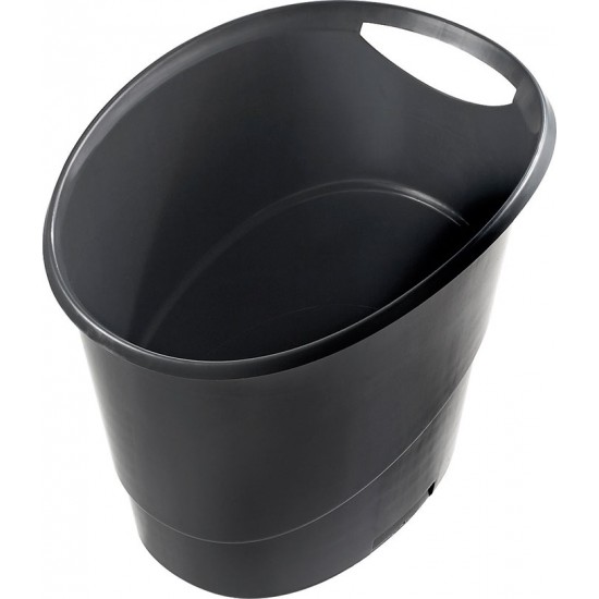 Cos De Birou Pentru Hartii, 18 Litri, Helit Ergologic - Negru