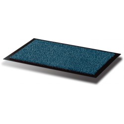 Covoras Intrare, Pentru Praf, Polipropilena/vinil, 60 X 90cm, Floortex - Albastru