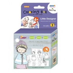 Cutie Creativa Cu Role Pentru Colorat, 3 Buc/set, Stick"n Little Designer - Iarna Cutie Creativa Cu Role Pentru Colorat, 3 Buc/set, Stick"n Little Designer - Iarna