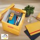 Cutie Depozitare Leitz Cosy Click & Store, Carton Laminat, Pliabila, Cu Capac Si Maner, 32x31x36 Cm,