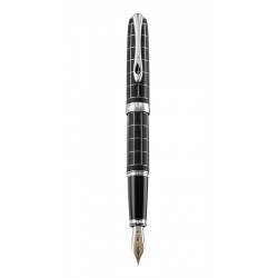Stilou Diplomat Excellence A Plus, Cu Penita M, Aurita 14kt. - Rhomb Guilloche Lapis Black Stilou Diplomat Excellence A Plus, Cu Penita M, Aurita 14kt. - Rhomb Guilloche Lapis Black