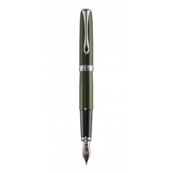 Stilou Diplomat Excellence A2, Cu Penita M, Aurita 14kt. - Evergreen Chrome Stilou Diplomat Excellence A2, Cu Penita M, Aurita 14kt. - Evergreen Chrome