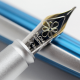 Stilou Diplomat Aero, Cu Penita M, Aurita 14kt. - Blue