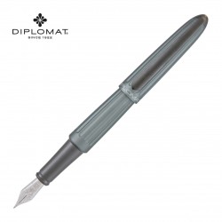 Stilou Diplomat Aero, Cu Penita M, Aurita 14kt. - Grey Stilou Diplomat Aero, Cu Penita M, Aurita 14kt. - Grey