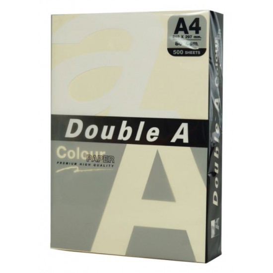 Hartie Color Pentru Copiator A4, 80g/mp, 500coli/top, Double A - Pastel Ivory