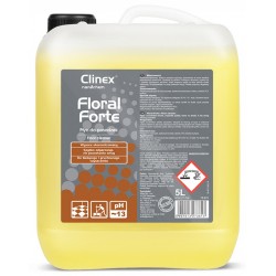 Clinex Floral Forte, 5 Litri, Detergent Lichid, Concentrat, Pentru Curatare Pardoseli