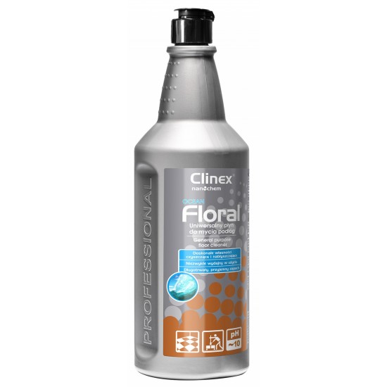 Clinex Floral Ocean, 1 Litru, Detergent Lichid Pentru Curatarea Pardoselilor