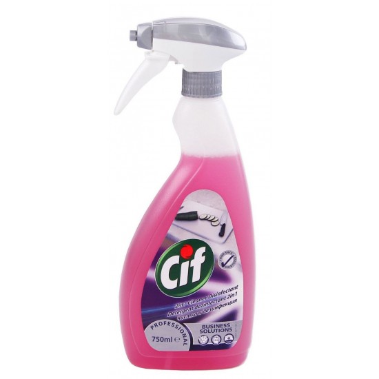 Cif Dezinfectant Profesional Cu Pulverizator Pentru Suprafete, 750ml