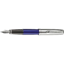 Stilou De Lux Diplomat Lord Sapphire Blue Chrome