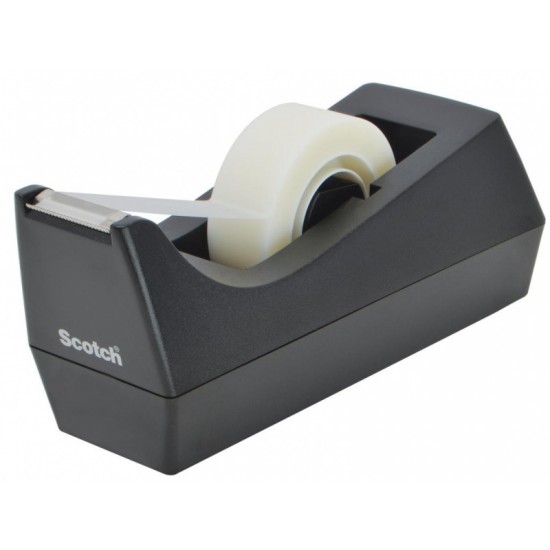 Dispenser Banda Adeziva, Max 19mm X 33m, 3m - Scotch C38 - Negru