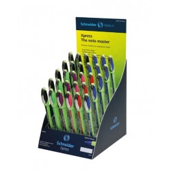 Sis Display Schneider Xpress, 30 Linere-(9x Albastru,negru, 3x Rosu,verde,violet,roz)