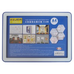 Display Nume Din Plastic, 297 X 210mm, Kejea - Albastru