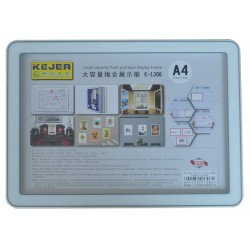 Display Nume Din Plastic, 297 X 210mm, Kejea - Gri