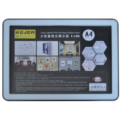 Display Nume Din Plastic, 297 X 210mm, Kejea - Negru