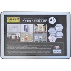 Display Nume Din Plastic, 420 X 210mm, Kejea - Negru
