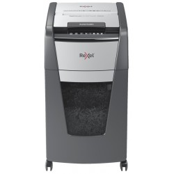 Distrugator Documente Automat Rexel Optimum 225x, P4, Cross-cut (confeti), 225 Coli, Cos 60l, Negru-