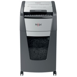 Distrugator Documente Automat Rexel Optimum 300x, P4, Cross-cut (confeti), 300 Coli, Cos 60l, Negru-
