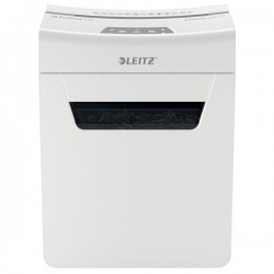 Distrugator Documente Manual Leitz Iq Protect 4m, P5, Micro-cut (particule), 4 Coli, Cos 14l, Alb