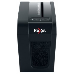 Distrugator Documente Manual Rexel Secure X 6 Slim, P4, Cross-cut (confeti), 6 Coli, 10l, Negru