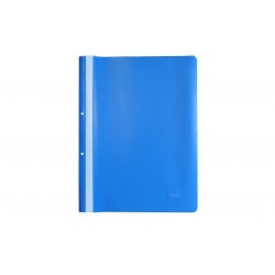 Dosar Plastic Pp Cu Sina, Cu Gauri, Grosime 120/180 Microni, 10 Buc/set, Optima - Albastru