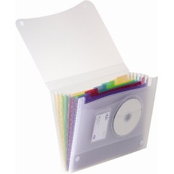 Mapa Plastic Expandabila Cu 13 Compartimente, Elba Tahiti - Transparent Mat