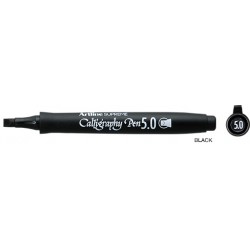 Marker Artline Supreme Calligraphy, Varf Tesit Din Fetru 5.0mm - Negru Marker Artline Supreme Calligraphy, Varf Tesit Din Fetru 5.0mm - Negru