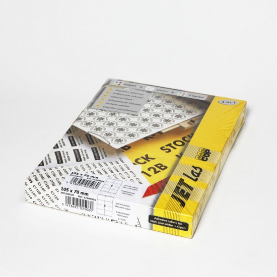 Etichete Autoadezive 8/a4, 105 X 70 Mm, 200 Coli/top, Etilaser - Albe
