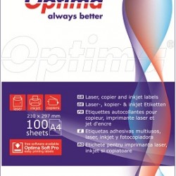 Etichete Albe Autoadezive 33/a4, 70 X 25,4 Mm, 100 Coli/top, Optima