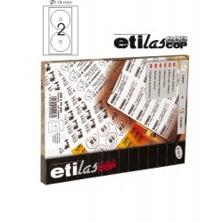 Etichete Autoadezive Pentru Cd-uri, 2/a4, D 118 + 118 X 32, 100 Coli/top, Jetlascop