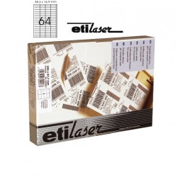 Etichete Autoadezive 64/a4, 48,3 X 16,9 Mm, 200 Coli/top, Etilaser - Albe Etichete Autoadezive 64/a4, 48,3 X 16,9 Mm, 200 Coli/top, Etilaser - Albe