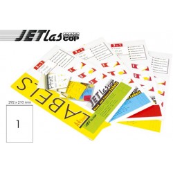 Etichete Color Autoadezive 1/a4, 210 X 292 Mm, 25 Coli/top, Jetlascop - Galben Etichete Color Autoadezive 1/a4, 210 X 292 Mm, 25 Coli/top, Jetlascop - Galben