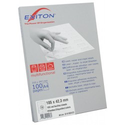 Etichete Albe Autoadezive 14/a4, 105 X 42,3 Mm, 100 Coli/top, Exiton