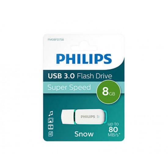 Memory Stick Usb 3.0 - 8gb Philips Snow Edition