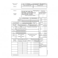 Foaie Parcurs Marfa Tipar Special , Format A4, 100 Coli/carnet