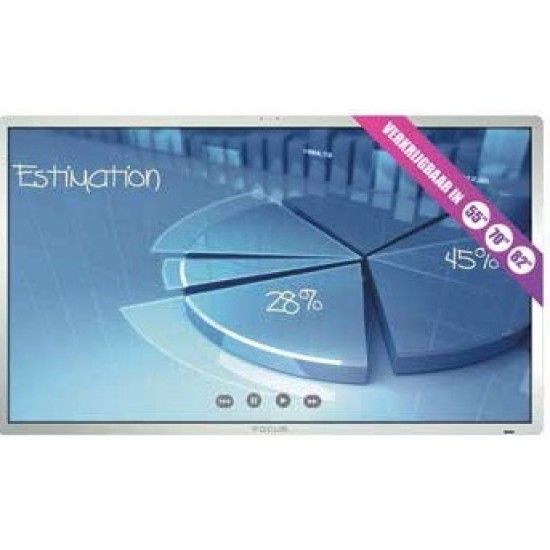 Monitor Lcd Full Hd, 55" (68 X 120 Cm) Focus Touch P10