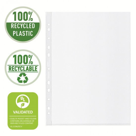 Folie De Protectie Esselte Recycled, Pp, A4, 70 Mic, 100 Buc/cutie, Standard