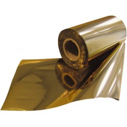 Folie Lucioasa Pentru Folio, 18cm X 122 M, Opus Mundial - Auriu