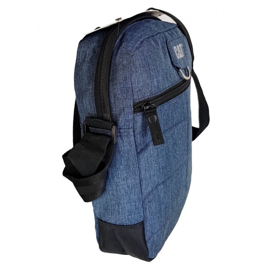Geanta Tableta Caterpillar Millennial Classic - Ryan, Material 600d Hd Polyester - Negru/bleumarin