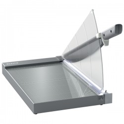 Ghilotina Leitz Office Pro Precision, A4 Maxi, 25 Coli, Indicator Laser Inclus, Gri Ghilotina Leitz Office Pro Precision, A4 Maxi, 25 Coli, Indicator Laser Inclus, Gri