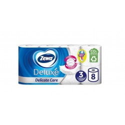 Hartie Igienica 3 Straturi, 8role/set, Zewa Deluxe Delicate Care Hartie Igienica 3 Straturi, 8role/set, Zewa Deluxe Delicate Care